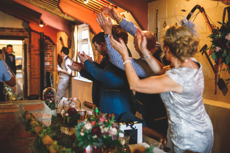 Rustic Barn Red Gold Glam Wedding https://garethnewsteadphotography.com/