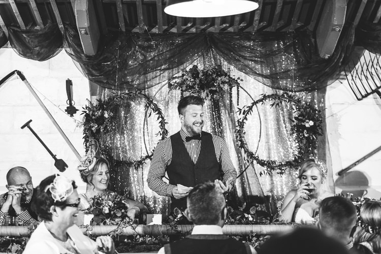 Rustic Barn Red Gold Glam Wedding https://garethnewsteadphotography.com/