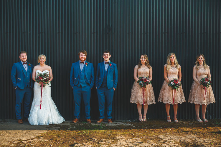 Rustic Barn Red Gold Glam Wedding https://garethnewsteadphotography.com/