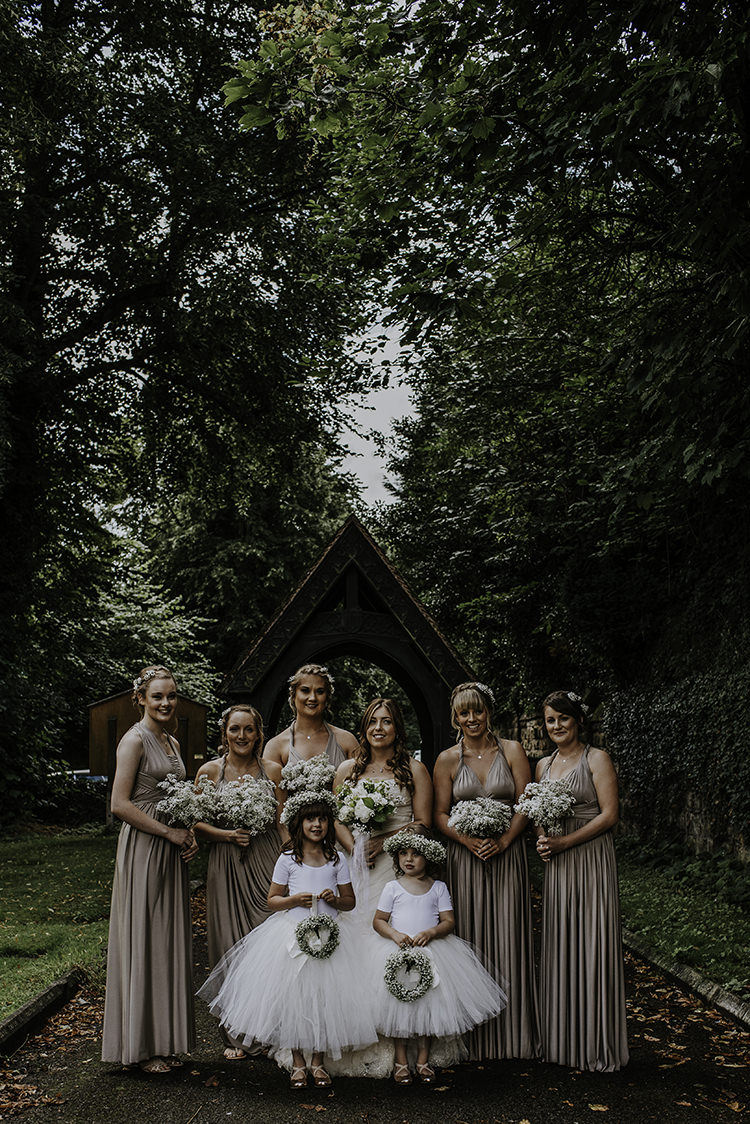 Bridesmaids Bride Flower Girls Enchanting Country Barn Wedding http://www.dmcclane.com/