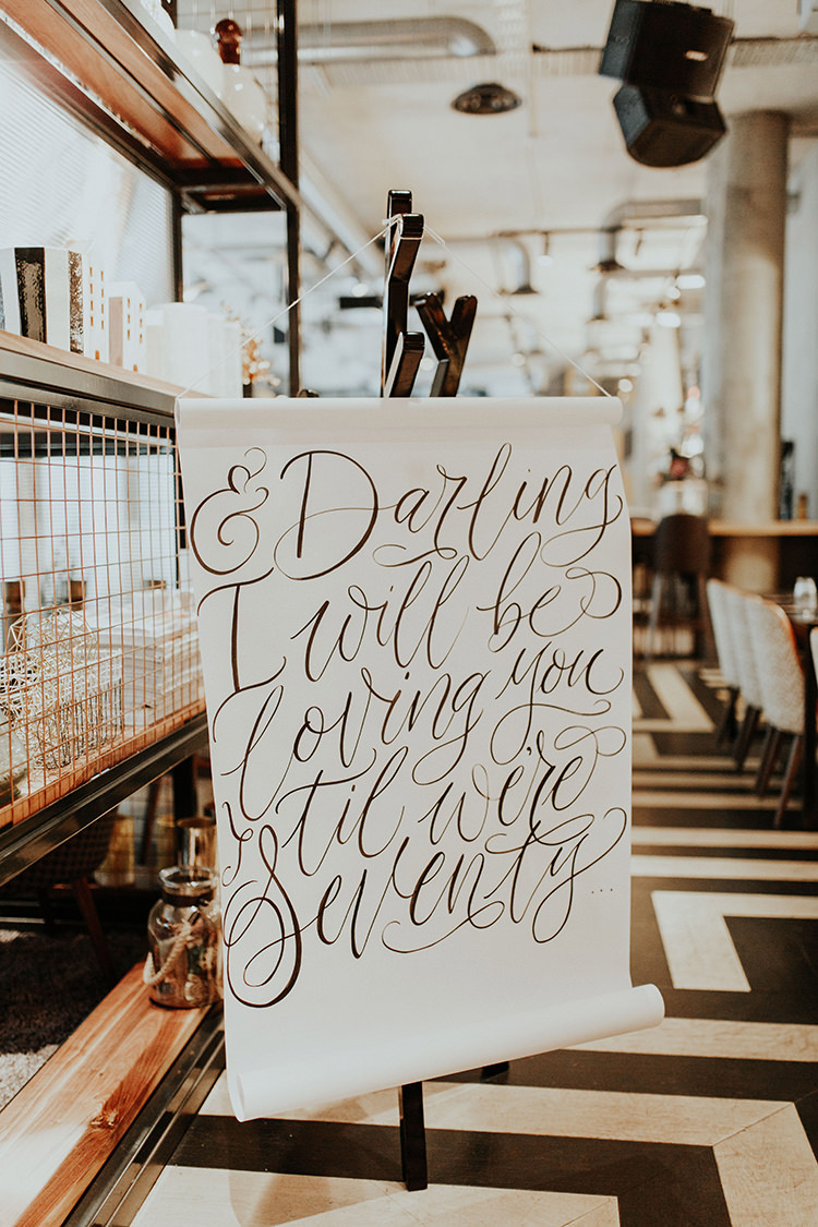 Sign Love Quote Banner Ed Sheeran Signage Words Lyrics Industrial Greenery City Wedding Ideas https://leahlombardi.com/