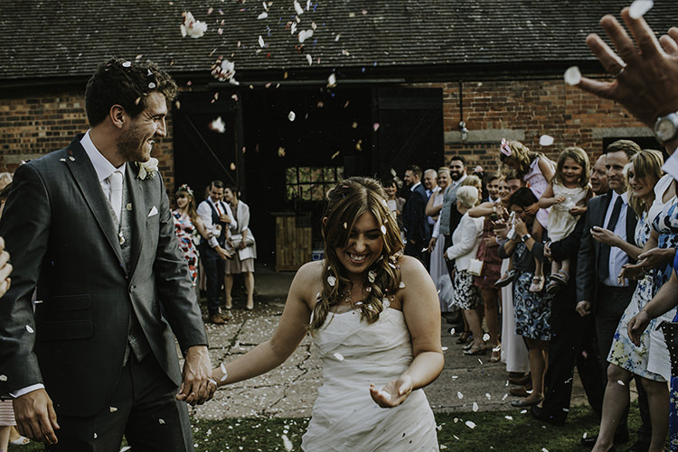 Confetti Throw Enchanting Country Barn Wedding http://www.dmcclane.com/ 