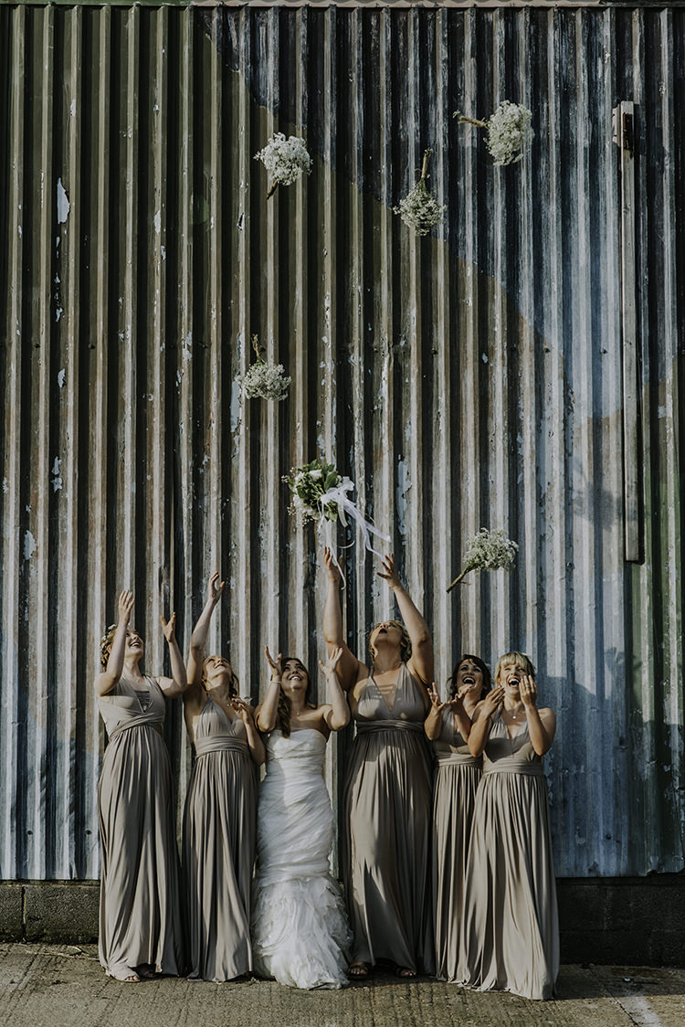 Long Multiway Bridesmaid Dresses Enchanting Country Barn Wedding http://www.dmcclane.com/