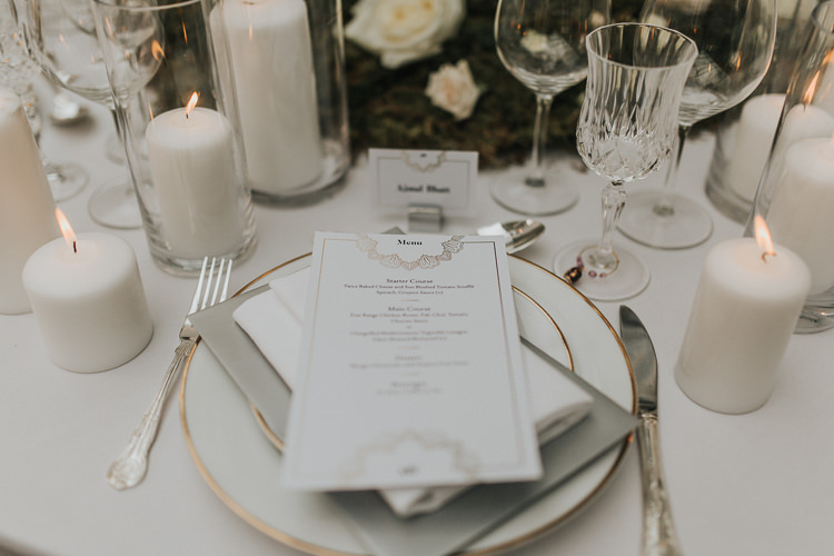 Menu Stationery Place Settting Decor Natural Elegance Asian Fusion Wedding Ideas http://liannegrayphotography.com/