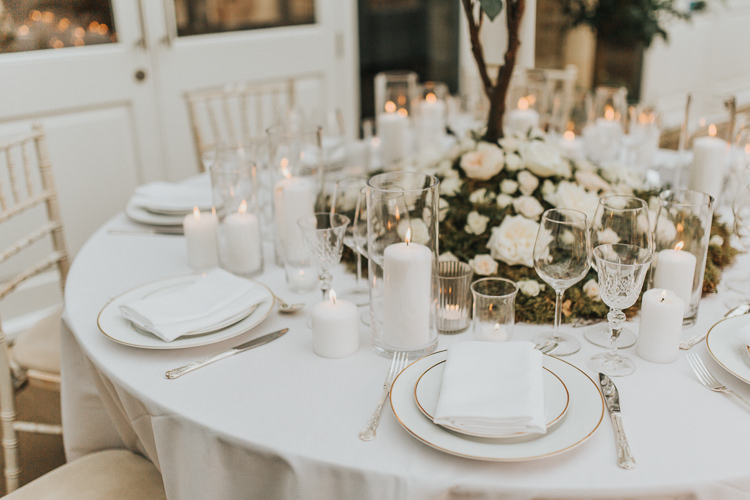 Table Scape Candles Moss Roses Centrepiece Decor Flowers Natural Elegance Asian Fusion Wedding Ideas http://liannegrayphotography.com/