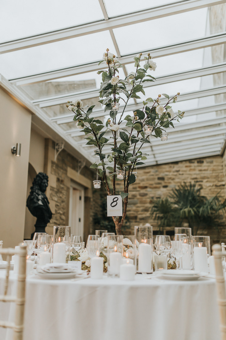 Tree Centrepiece Decor Table Natural Elegance Asian Fusion Wedding Ideas http://liannegrayphotography.com/