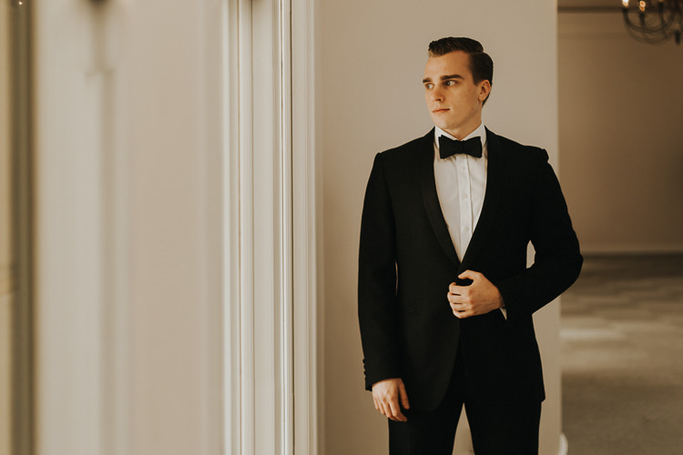 Groom Tuxedo Bow Tie Suit Natural Elegance Asian Fusion Wedding Ideas http://liannegrayphotography.com/
