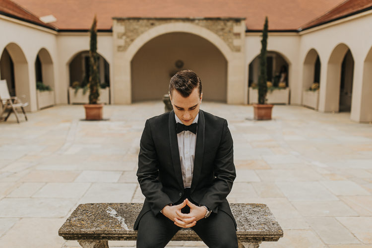 Groom Tuxedo Bow Tie Suit Natural Elegance Asian Fusion Wedding Ideas http://liannegrayphotography.com/