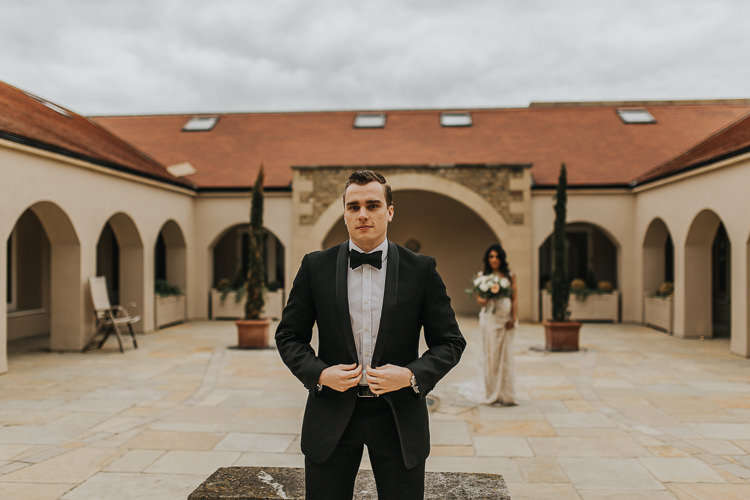 Groom Tuxedo Bow Tie Suit Natural Elegance Asian Fusion Wedding Ideas http://liannegrayphotography.com/