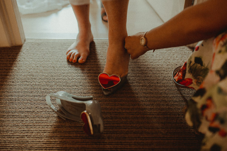 Heart Peep Toe Shoes Bride Bridal Eclectic Kitsch Retro Fete Wedding http://www.belleartphotography.com/