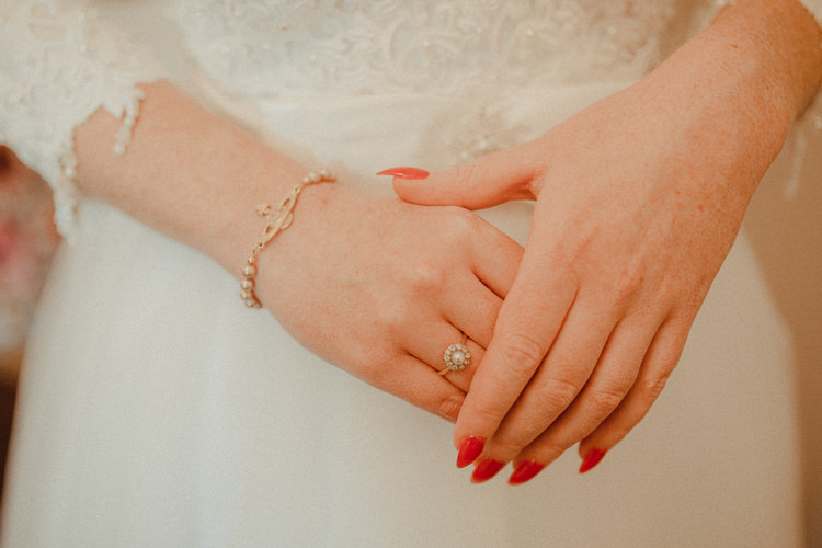 Long Red Nails Manicure Bride Bridal Eclectic Kitsch Retro Fete Wedding http://www.belleartphotography.com/