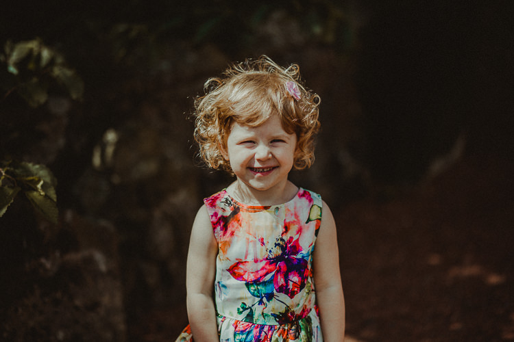 Floral Flower Girl Dress Eclectic Kitsch Retro Fete Wedding http://www.belleartphotography.com/