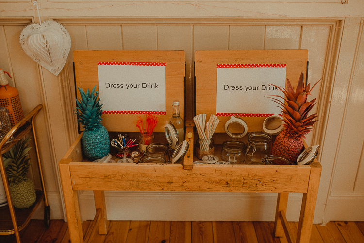 Drink Station Bar Desk Personalise Pimp Eclectic Kitsch Retro Fete Wedding http://www.belleartphotography.com/
