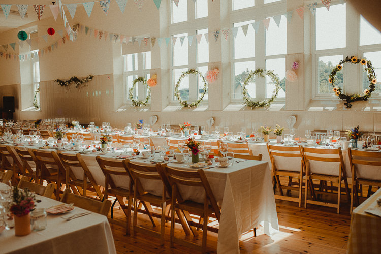 Greenery Foliage Hoops Decor Reception Venue Eclectic Kitsch Retro Fete Wedding http://www.belleartphotography.com/