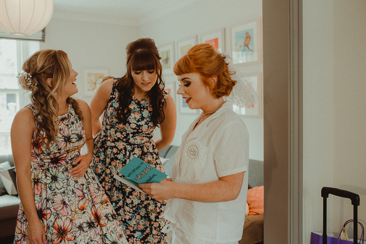 Eclectic Kitsch Retro Fete Wedding http://www.belleartphotography.com/