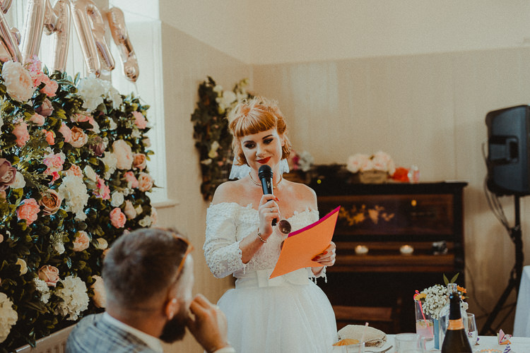 Eclectic Kitsch Retro Fete Wedding http://www.belleartphotography.com/