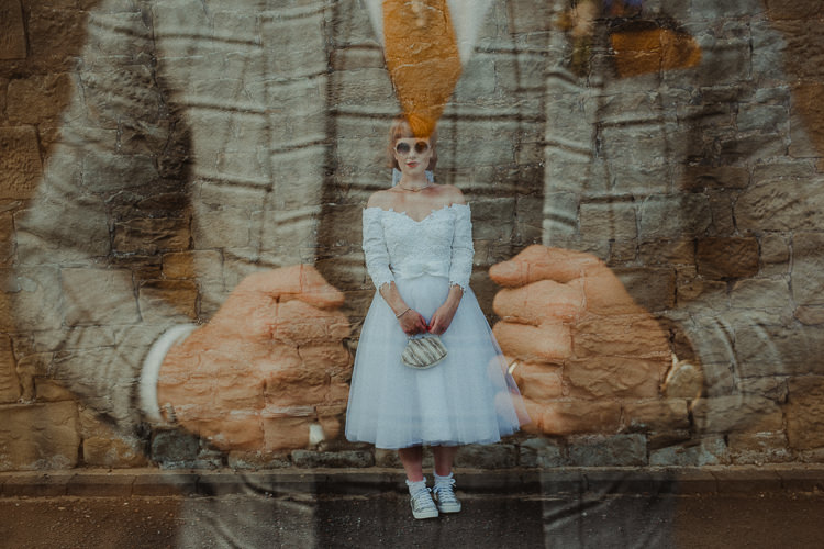 Eclectic Kitsch Retro Fete Wedding http://www.belleartphotography.com/