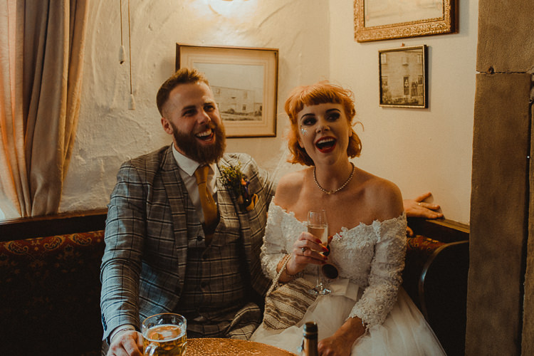 Eclectic Kitsch Retro Fete Wedding http://www.belleartphotography.com/