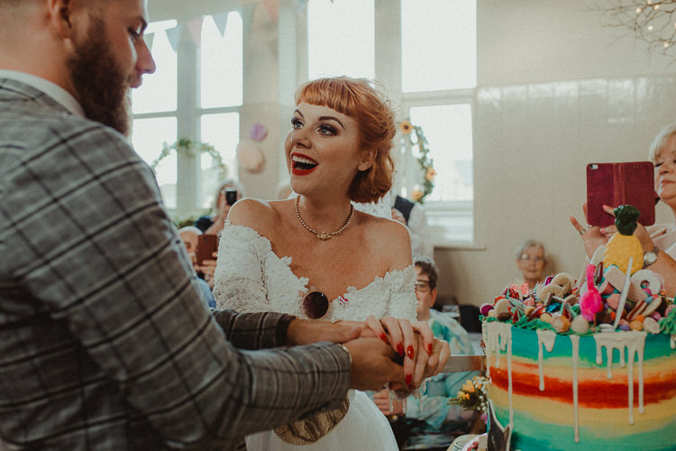 Eclectic Kitsch Retro Fete Wedding http://www.belleartphotography.com/
