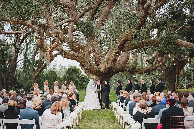 Magical Wedding Ceremony Beneath An Oak Tree Florida http://stephaniew.com/