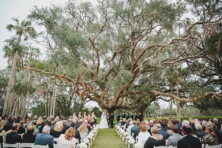 Magical Wedding Ceremony Beneath An Oak Tree Florida http://stephaniew.com/