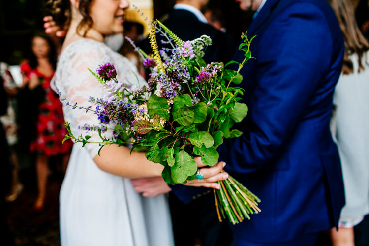 Bride Bridal Bouquet Bridesmaids Lavender Greenery Wild Stylish Sassy Gin Wedding http://epiclovestory.co.uk/