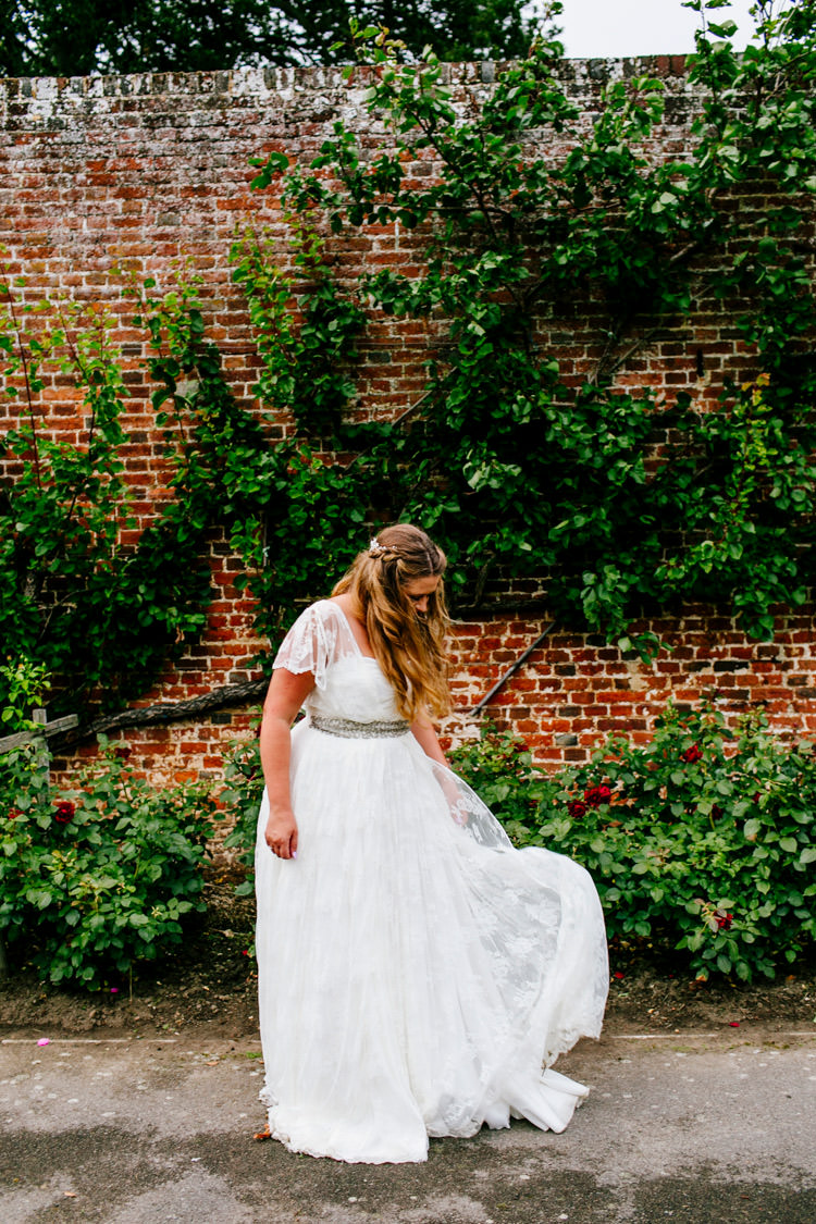 Bride Bridal Dress Gown Charlie Brear Strapless Overdress Belt Stylish Sassy Gin Wedding http://epiclovestory.co.uk/