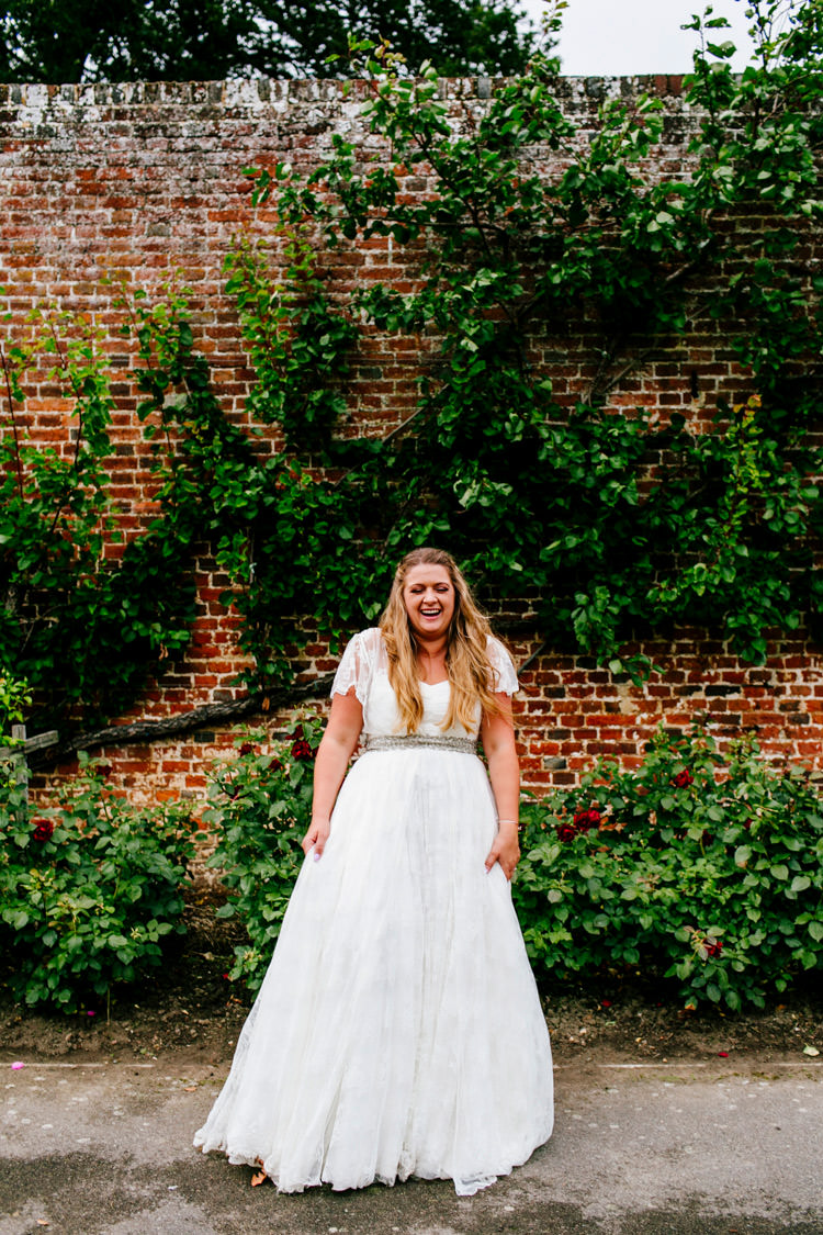 Bride Bridal Dress Gown Charlie Brear Strapless Overdress Belt Stylish Sassy Gin Wedding http://epiclovestory.co.uk/