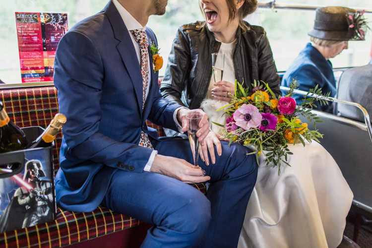 Cool Indie City Wedding Leather Jackets Dinosaurs http://www.charlottehuphotography.co.uk/