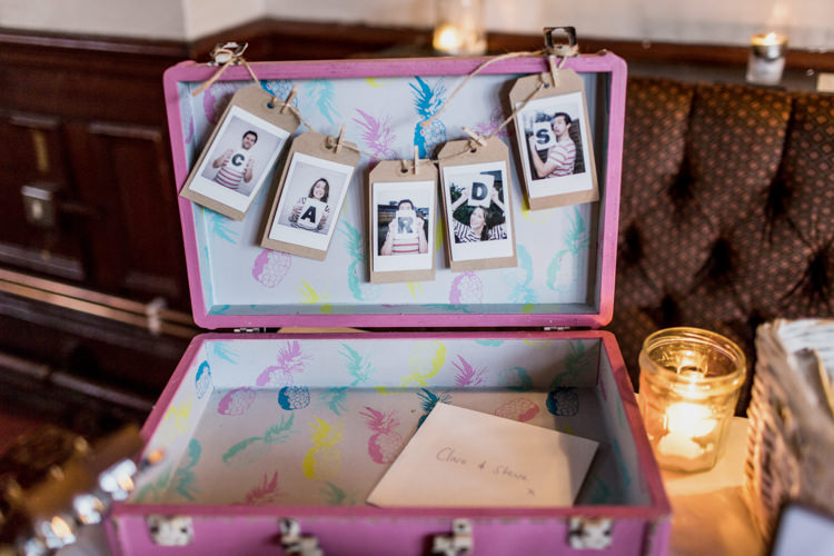 Pink Pineapple Card Suitcase Cool Indie City Wedding Leather Jackets Dinosaurs http://www.charlottehuphotography.co.uk/