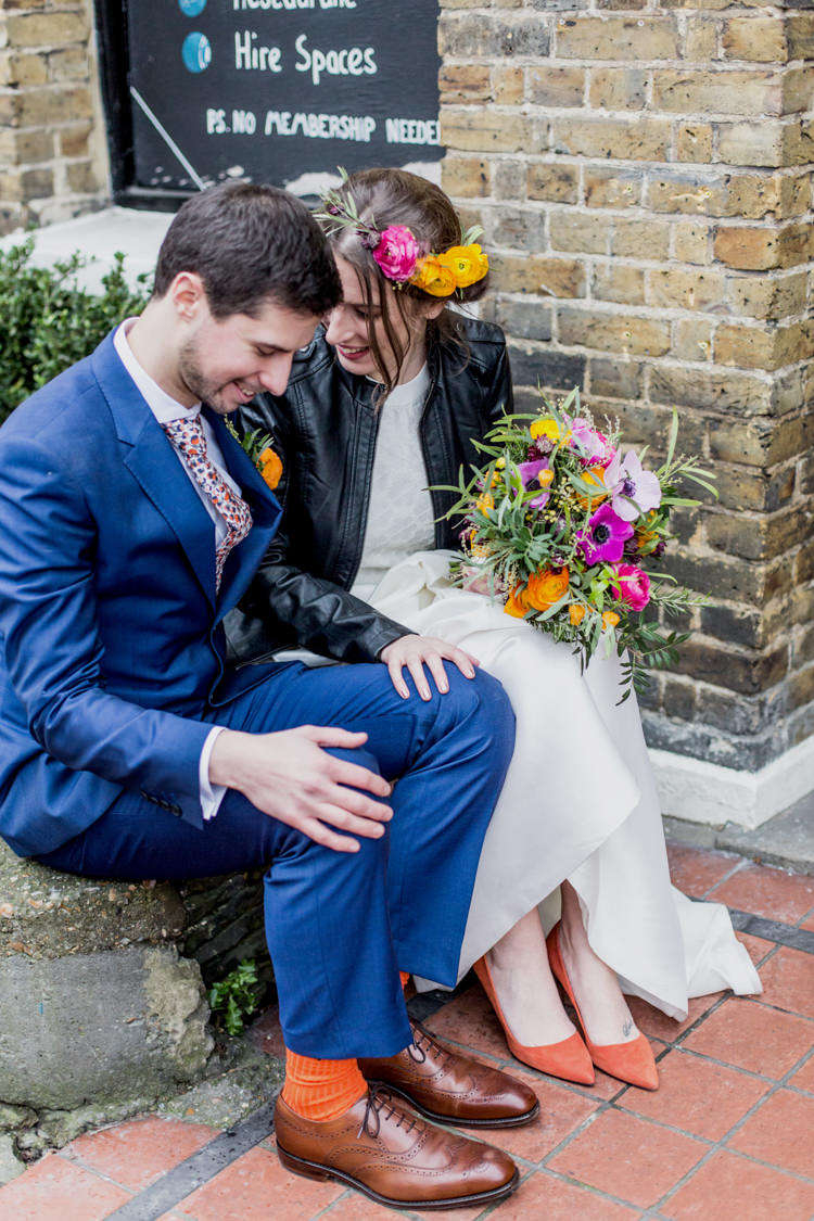 Cool Indie City Wedding Leather Jackets Dinosaurs http://www.charlottehuphotography.co.uk/