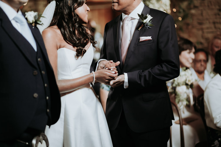 Modern Rose Gold Barn Wedding https://www.paulfullerkentphotography.com/