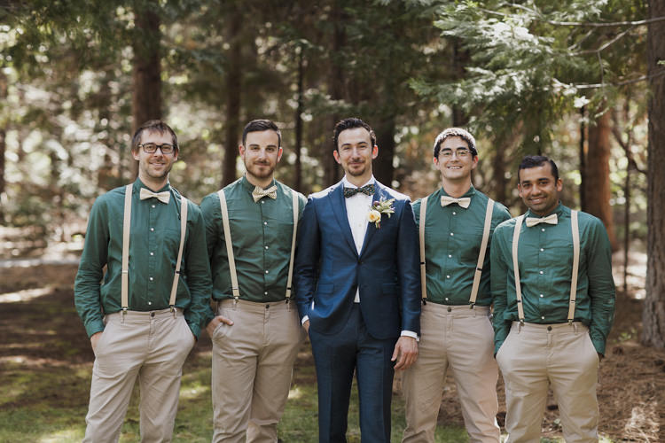 Groom Fashion Suit Bow Ties Braces Groomsmen http://heatherelizabethphotography.com/