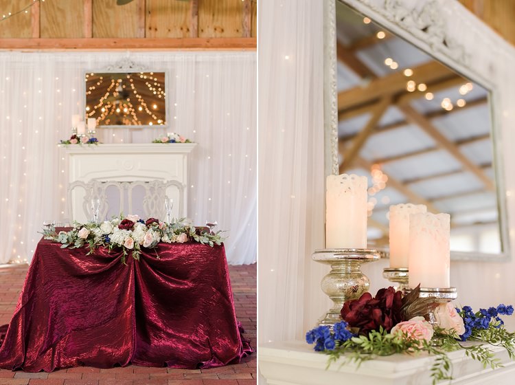 Sweetheart Table Candles Romantic Twinkling Garden Wedding http://sarahben.com/