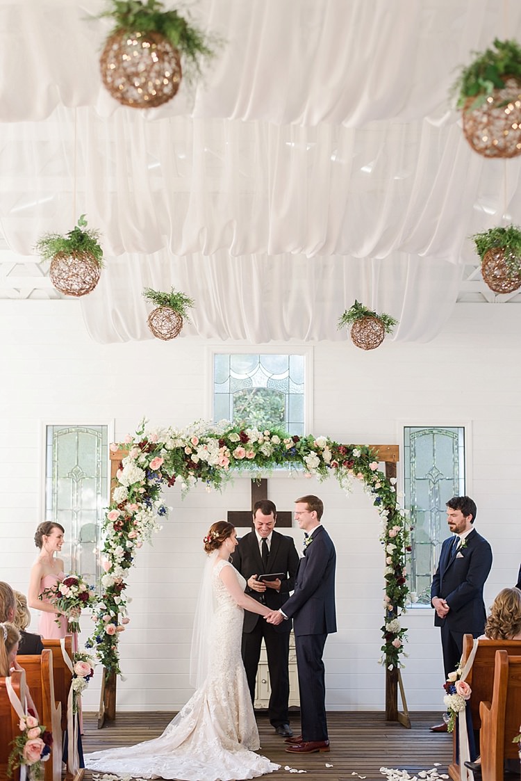 Romantic Twinkling Garden Wedding http://sarahben.com/