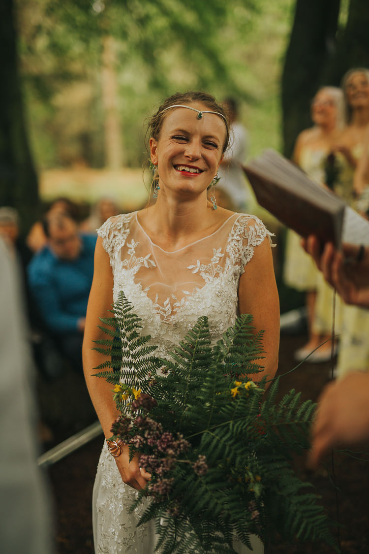 Indie Forest Origami Cranes Wedding http://www.alittlepicture.com/