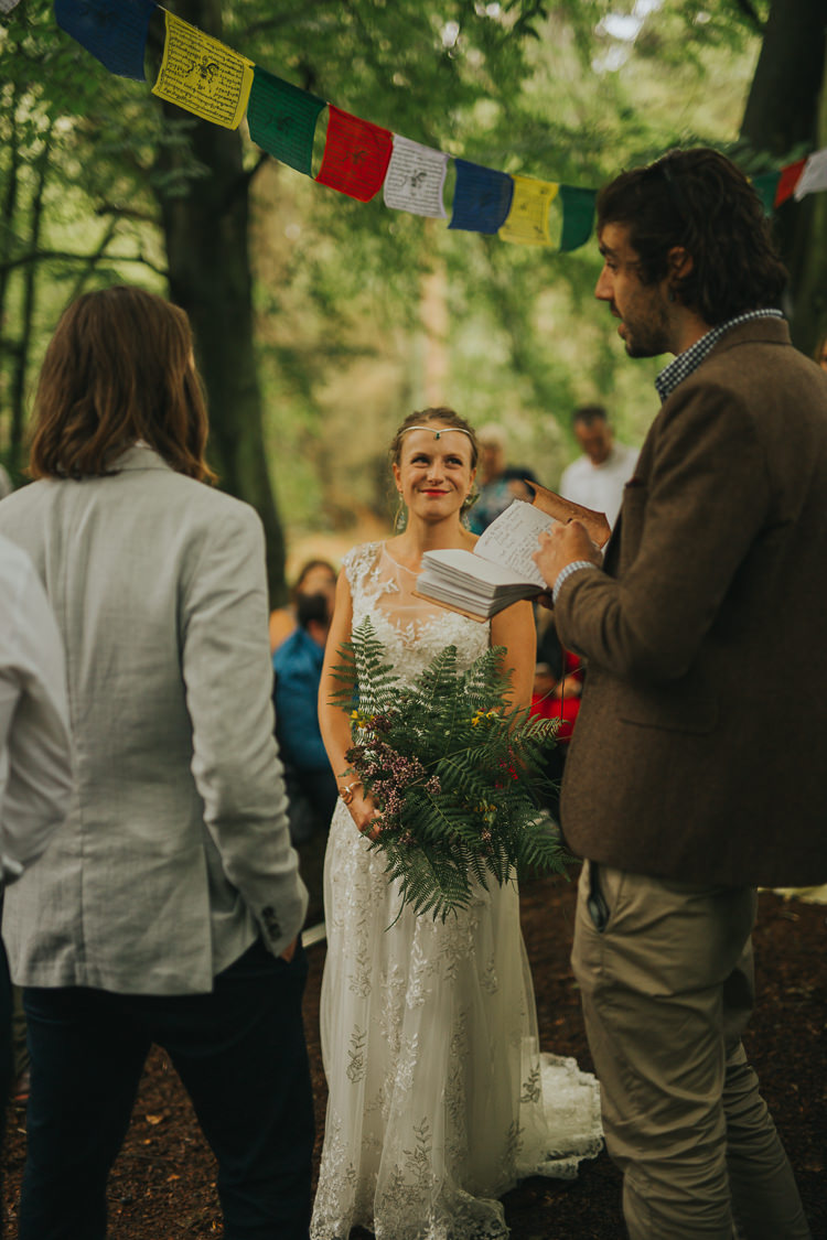 Indie Forest Origami Cranes Wedding http://www.alittlepicture.com/