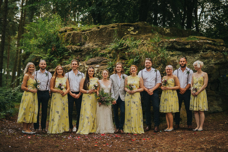 Indie Forest Origami Cranes Wedding http://www.alittlepicture.com/