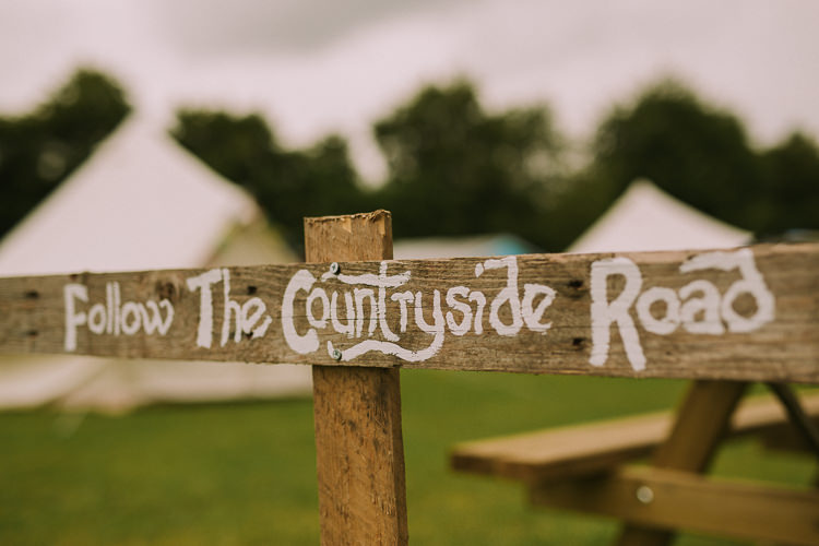 Wooden Sign Post Indie Forest Origami Cranes Wedding http://www.alittlepicture.com/