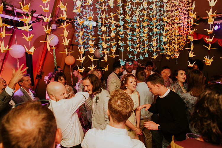 Indie Forest Origami Cranes Wedding http://www.alittlepicture.com/