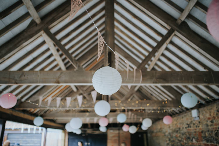 Lanterns Fairy Lights Bunting Decor Ethereal Alternative Country Barn Wedding Dark Moody Sky http://joshuapatrickphotography.com/