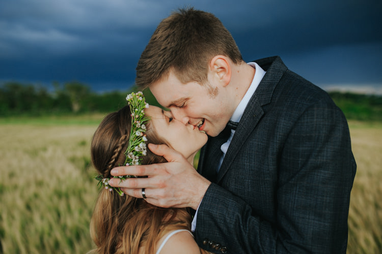 Ethereal Alternative Country Barn Wedding Dark Moody Sky http://joshuapatrickphotography.com/