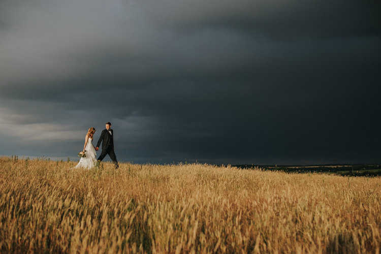 Ethereal Alternative Country Barn Wedding Dark Moody Sky http://joshuapatrickphotography.com/ 