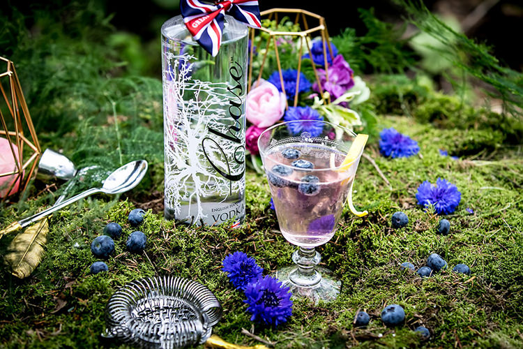 Cocktails Her Heart Was A Secret Garden Wedding Ideas Woodland Colourful Spring Bluebells Flowers http://sarabeaumontphotography.com/