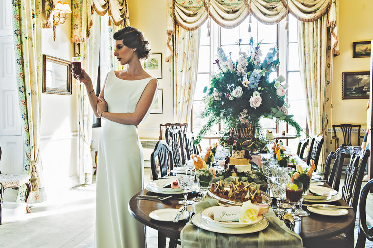 Thoroughly Modern Cecilia Atonement Glamorous 1940s Wedding Ideas http://ikonworks.co.uk/