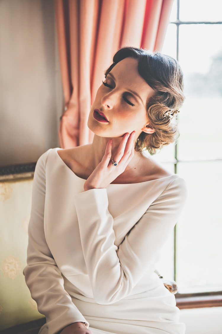 Thoroughly Modern Cecilia Atonement Glamorous 1940s Wedding Ideas http://ikonworks.co.uk/