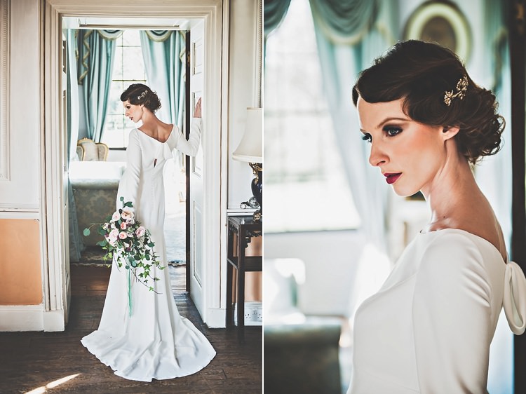Thoroughly Modern Cecilia Atonement Glamorous 1940s Wedding Ideas http://ikonworks.co.uk/