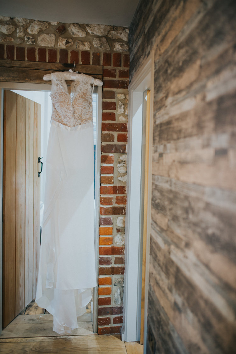 Bride Bridal Suzanne Neville Dress Gown Beautifully Serene Beachside Barn Wedding https://joshuapatrickphotography.com/