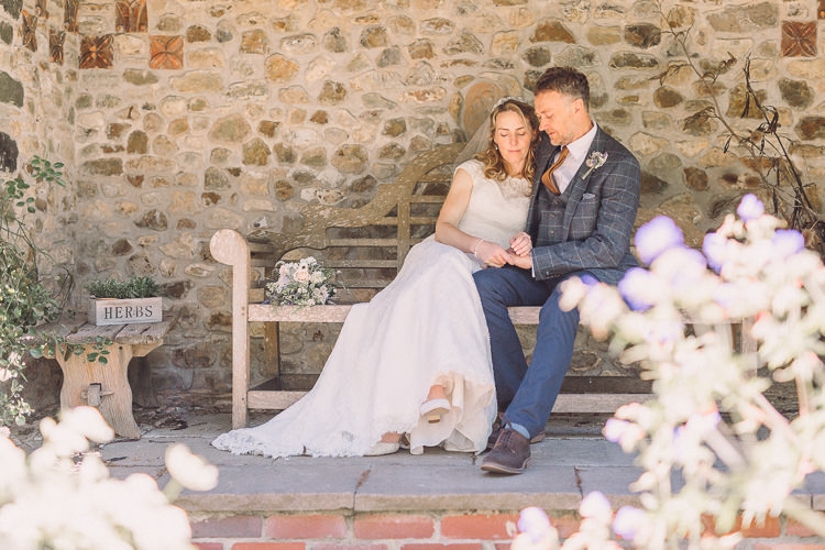 Kate Walker Bride Bridal Dress Gown Veil Moss Bros Groom Tweed Three Piece Waistcoat Relaxed Outdoor Marquee Farm Wedding http://www.jenniferjanephotography.co.uk/