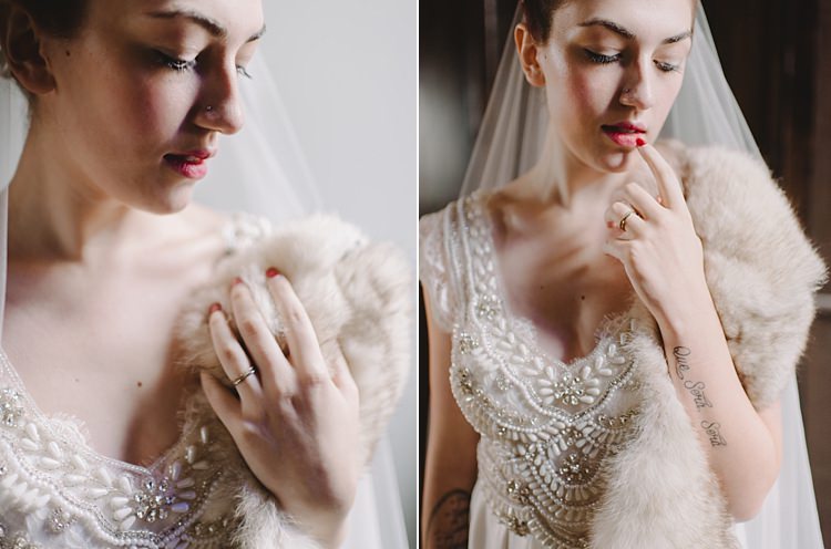 Bride Fur Moody Edwardian Winter Wedding Inspiration http://landmhewitt.com/